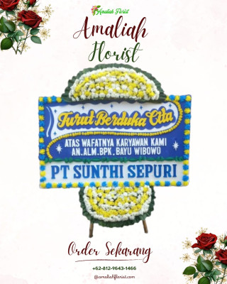 Papan Bunga Duka di Mangkupalas