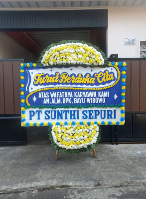 Papan Bunga Duka di Mangkupalas