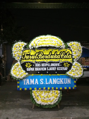 Papan Bunga Duka di Mangkupalas