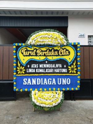 Papan Bunga Duka di Mangkupalas